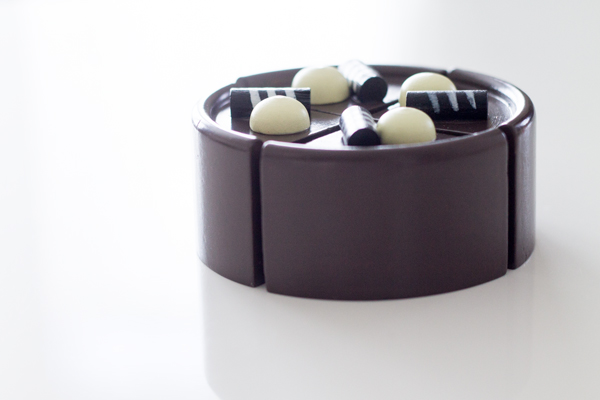 チョコケーキ横から見た様子