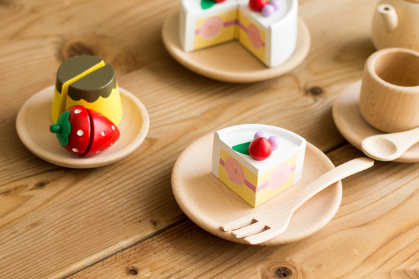 ケーキとプリンのセット